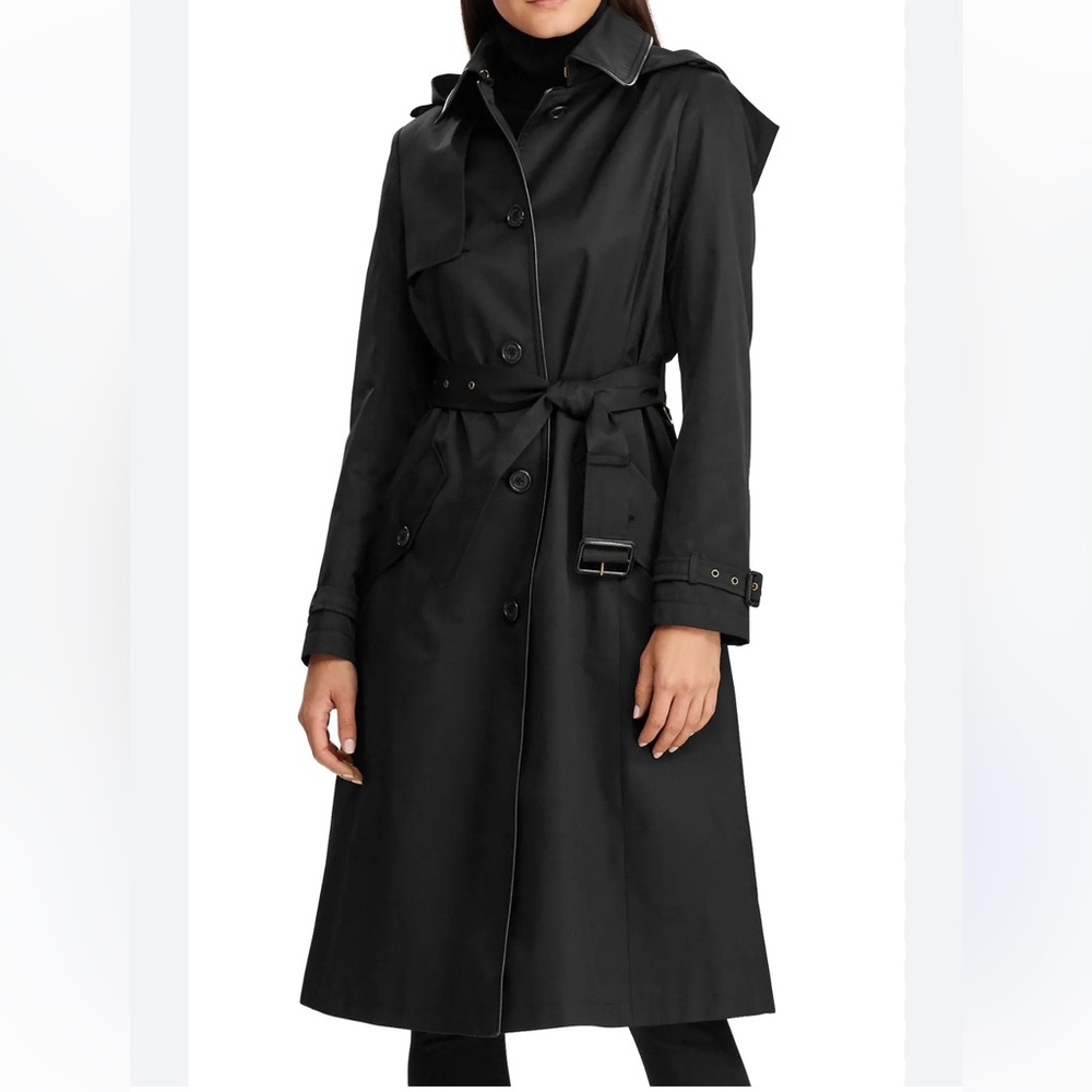 Ralph Lauren Black Trench Coat